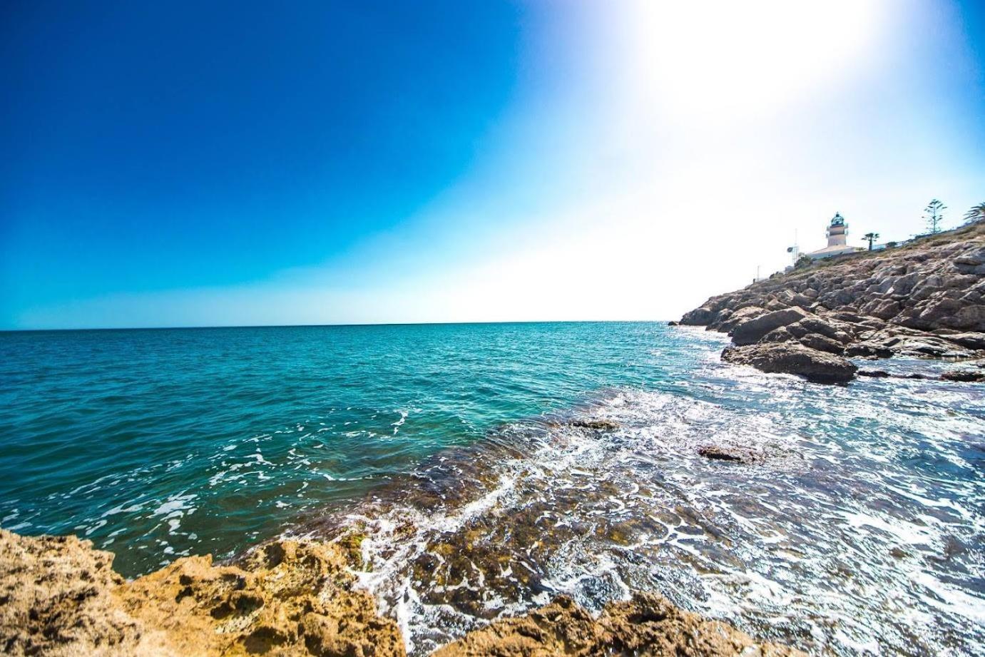 Royal Beach - Appartment With Sea View & Terrace Faro de Cullera Exteriör bild