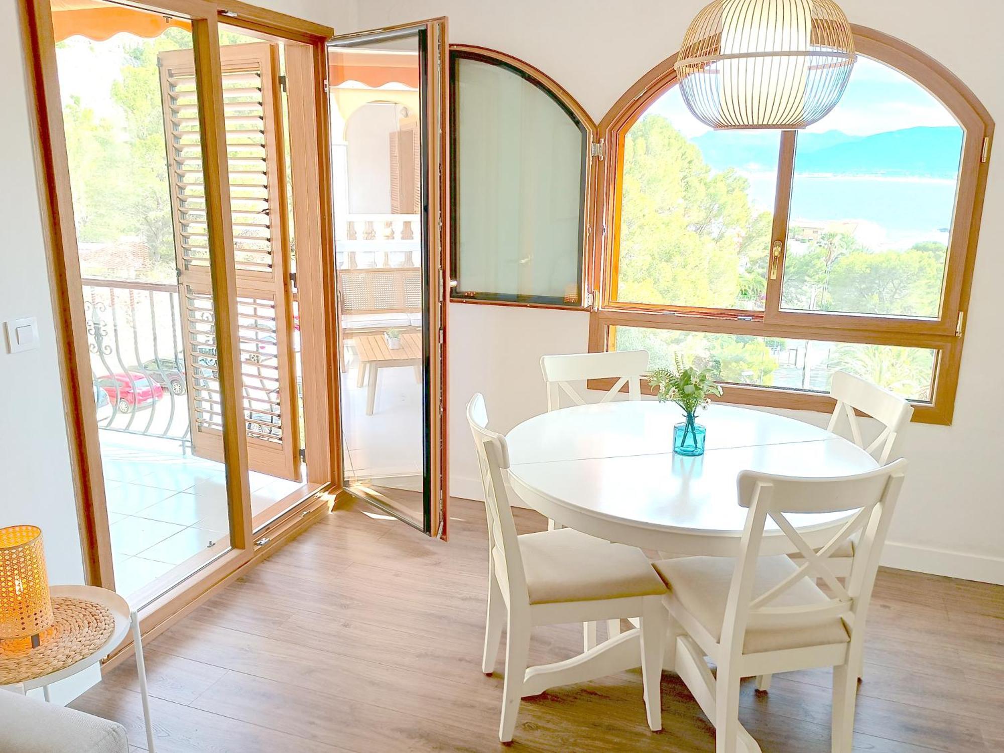 Royal Beach - Appartment With Sea View & Terrace Faro de Cullera Exteriör bild